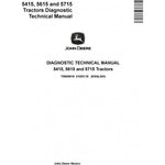 TM609819 DIAGNOSTIC TECHNICAL MANUAL - JOHN DEERE 5415 5615 5715 TRACTORS DOWNLOAD