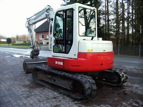 Takeuchi TB180FR Hydraulic Excavator (S/N: 178400001 and up) PDF DOWNLOAD Service Manual