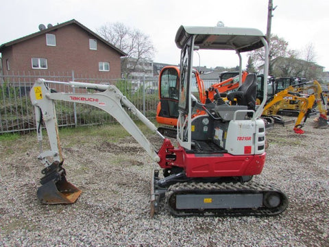 Takeuchi TB215R Mini Excavator (S/N: 215000003 and up) PDF DOWNLOAD Service Repair Manual