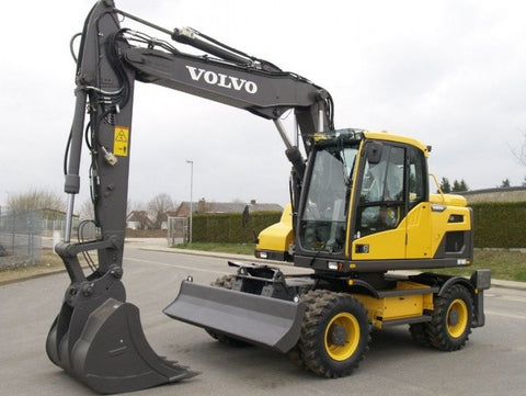 VOLVO EW140D WHEELED EXCAVATOR PDF DOWNLOAD SERVICE REPAIR MANUAL