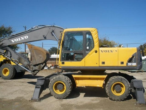 VOLVO EW180B WHEELED EXCAVATOR PDF DOWNLOAD SERVICE REPAIR MANUAL