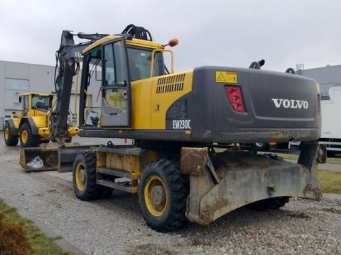 VOLVO EW230C WHEELED EXCAVATOR PDF DOWNLOAD SERVICE REPAIR MANUAL