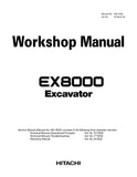 Hitachi EX8000 Excavator Service Repair (Complete) Manual PDF DOWNLOAD